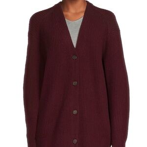 VINCE Shaker Wool Cashmere Cardigan Plus Size 2X